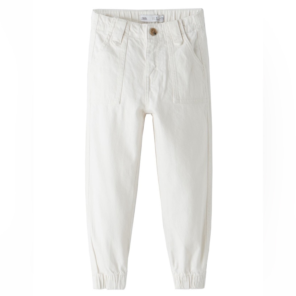 Cream Zara Carpenter Pants